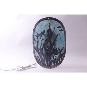 Nautical, Ocean, Wall, Sconces, Turtles, Large Lamp, Decor, Lighting,, 250625-WH